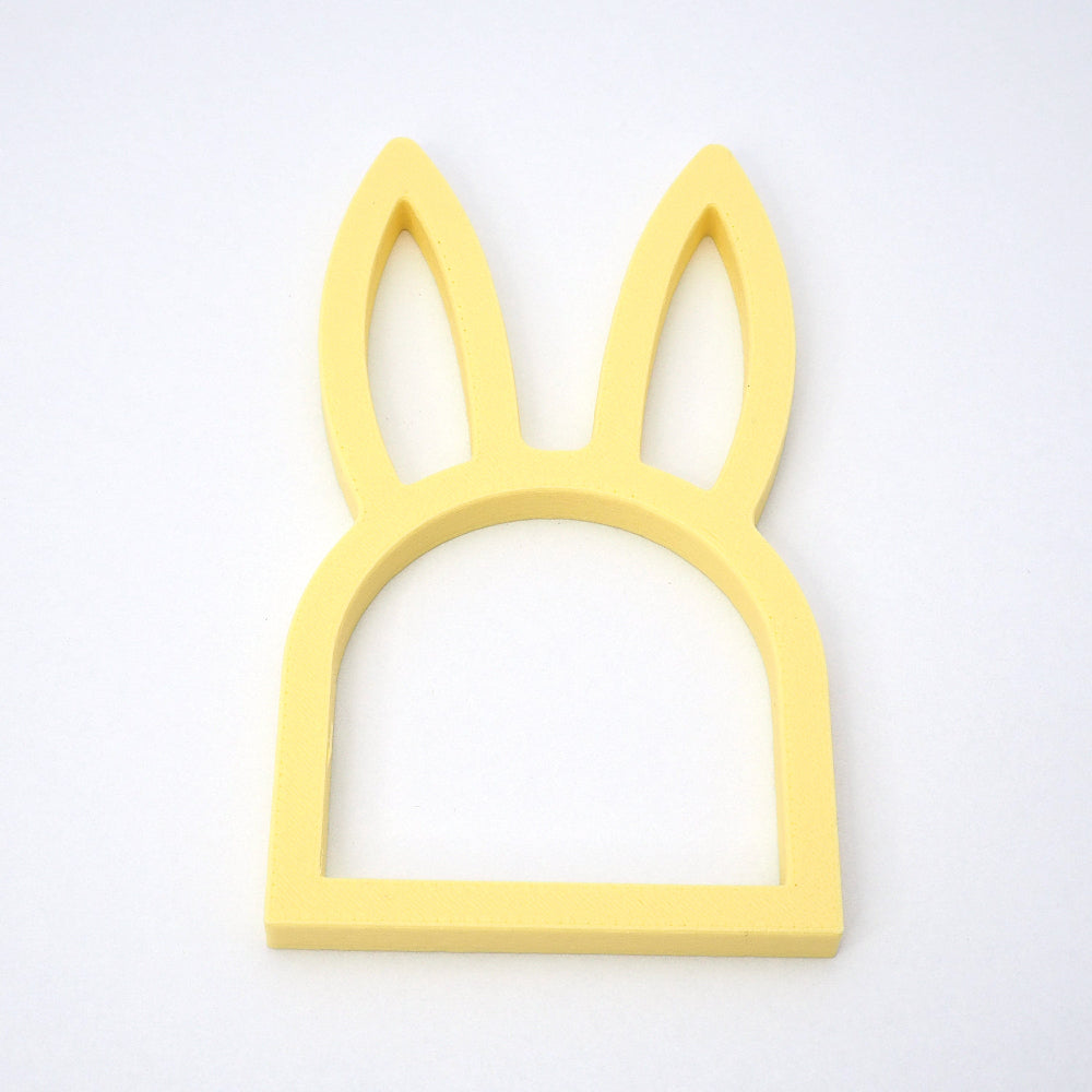 Servietring påskehare, 4-pak, gul