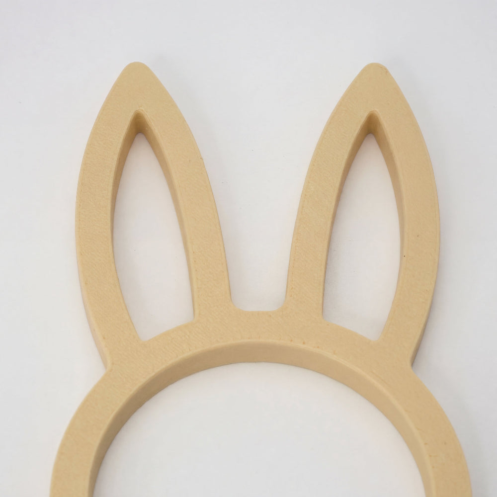 Servietring påskehare, 4-pak, beige