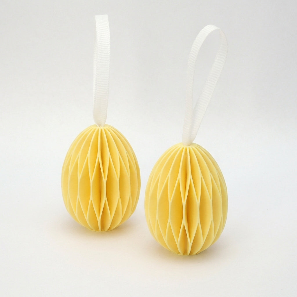 Påskeæg 2-pak, gul