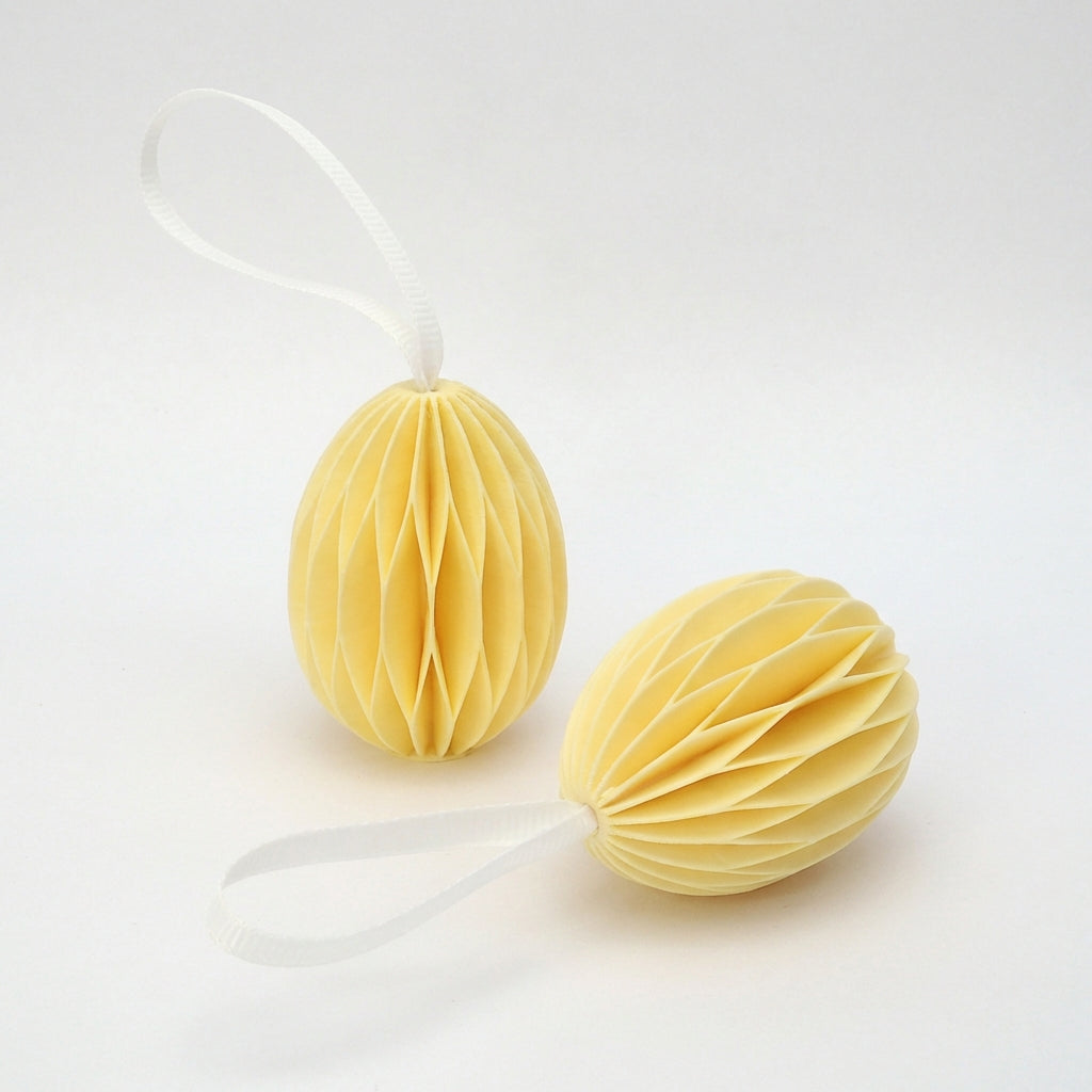 Påskeæg 2-pak, gul