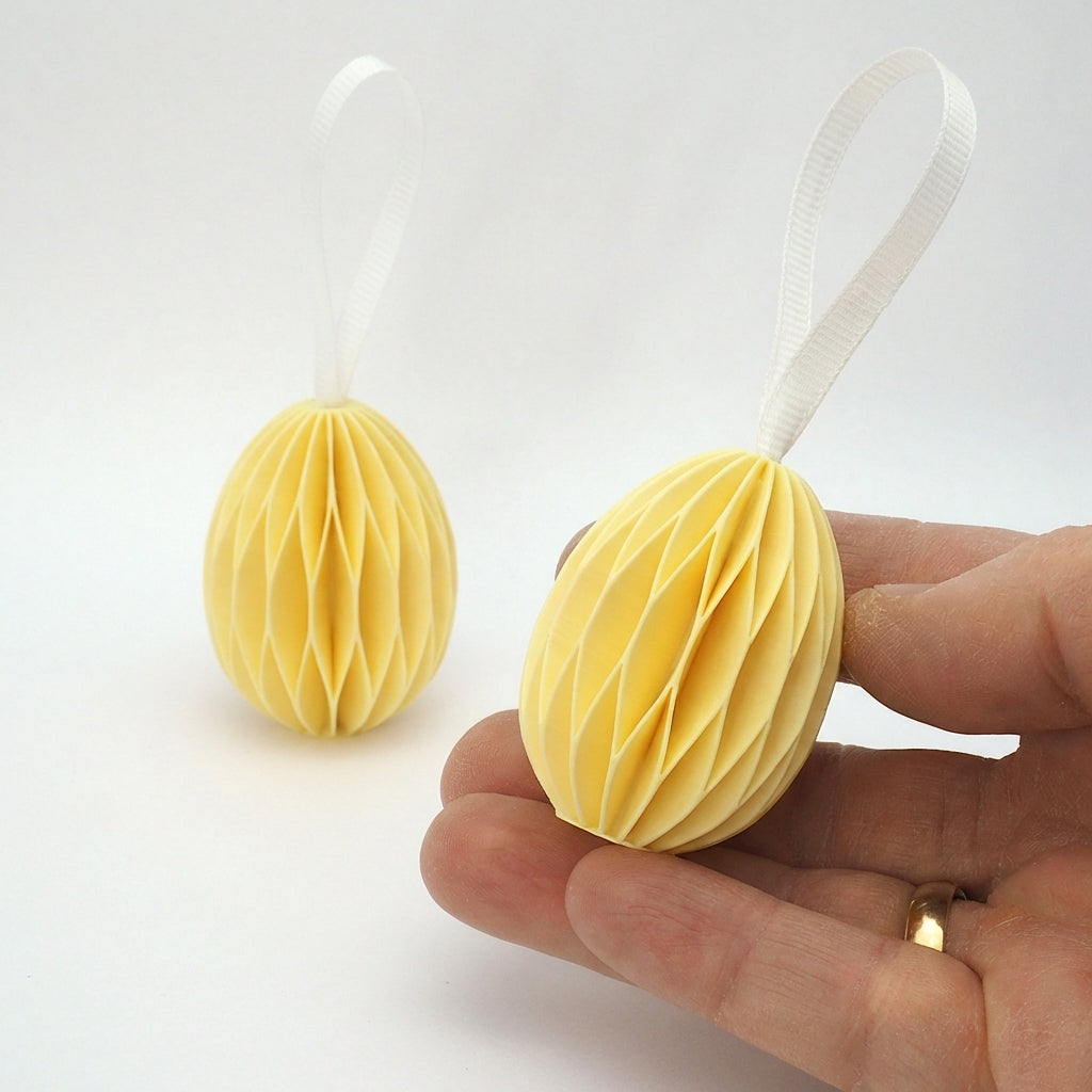 Påskeæg 2-pak, gul