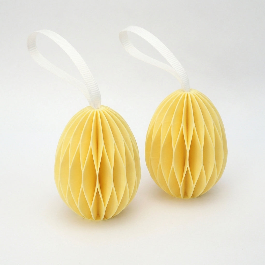 Påskeæg 2-pak, gul