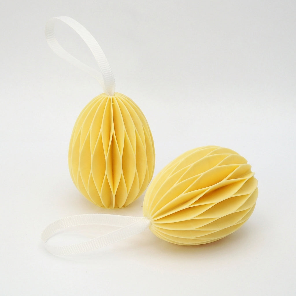 Påskeæg 2-pak, gul