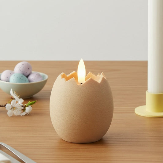 Påskeæg lysestage, birk