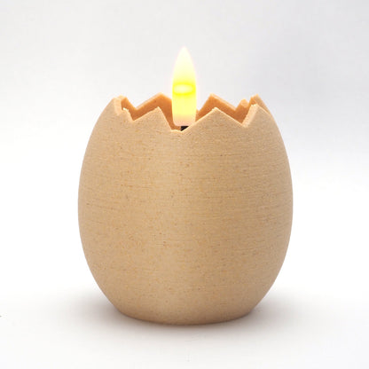 Påskeæg lysestage, birk