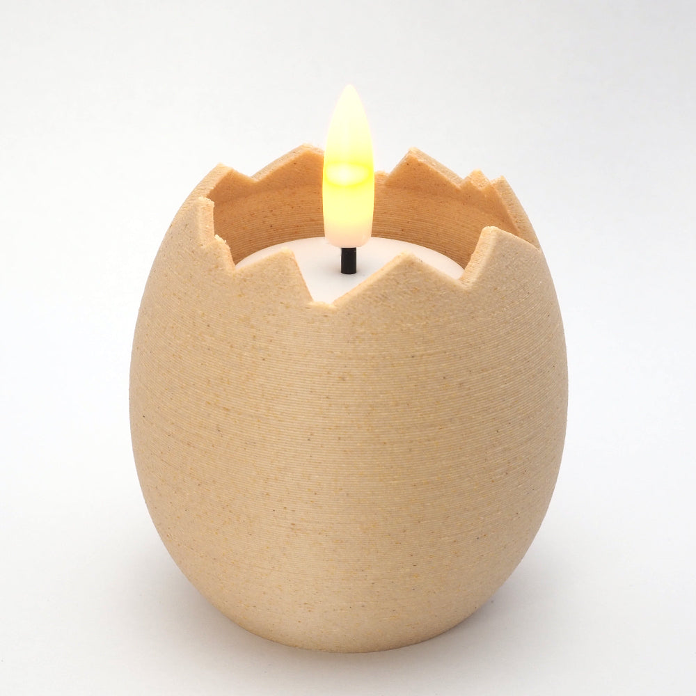 Påskeæg lysestage, birk