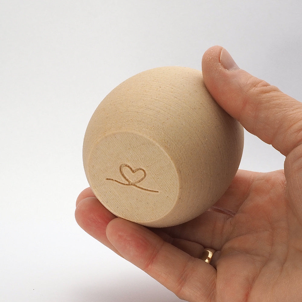 Påskeæg lysestage, birk