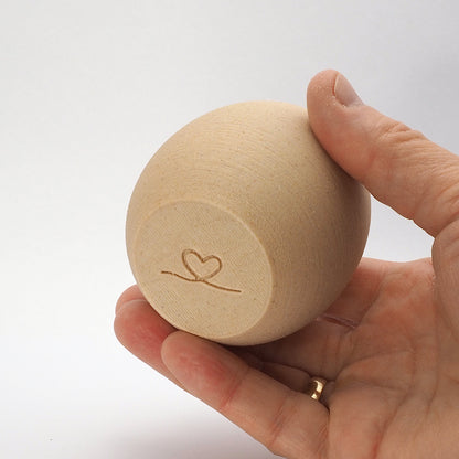 Påskeæg lysestage, birk