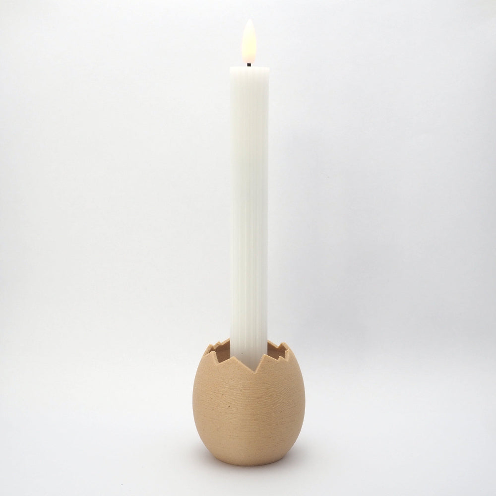 Påskeæg lysestage, birk