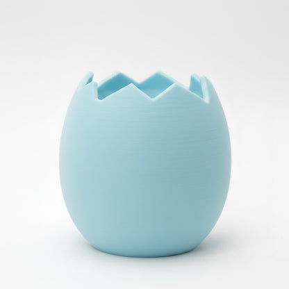 Påskeæg lysestage, blå