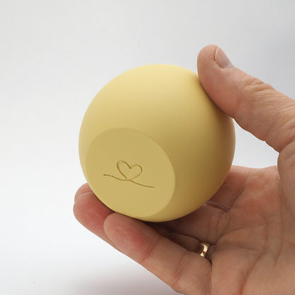 Påskeæg lysestage, gul