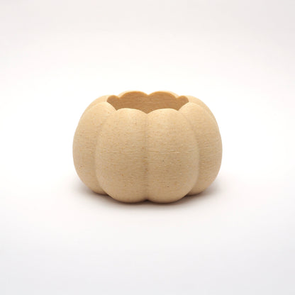 Græskar lysestage i birk – bæredygtig 3D print Halloween dekoration fra Hartli