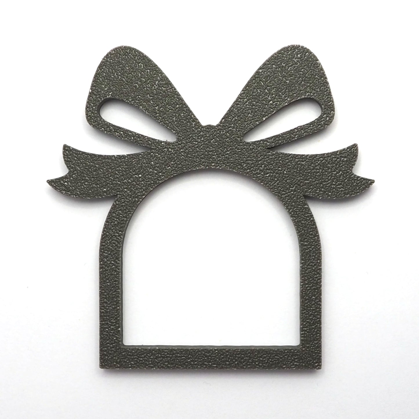 Servietring Sløjfe, sæt af 4, grøn, H 7,4