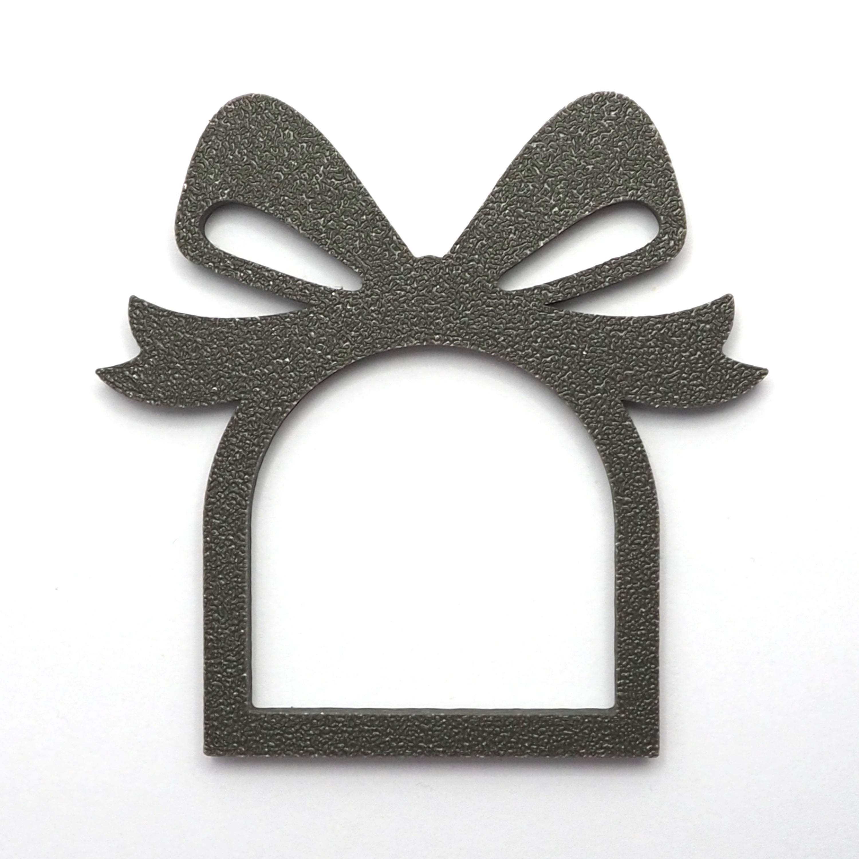 Servietring Sløjfe, sæt af 4, grøn, H 7,4