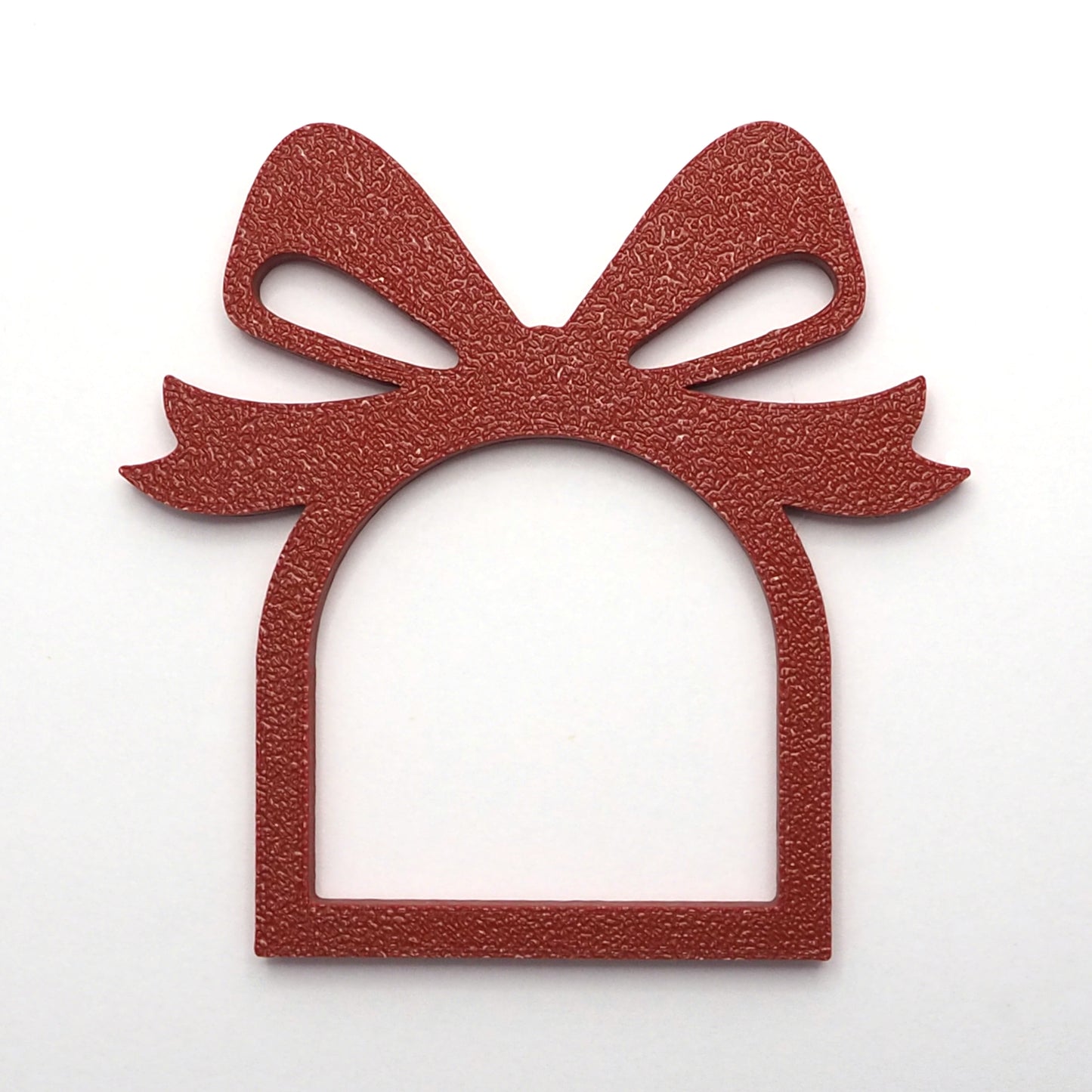 Servietring Sløjfe, sæt af 4, rød, H 7,4