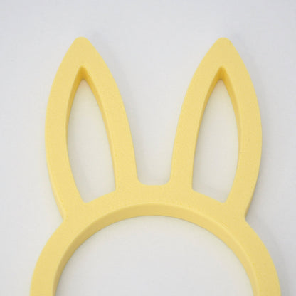 Servietring påskehare, 4-pak, gul
