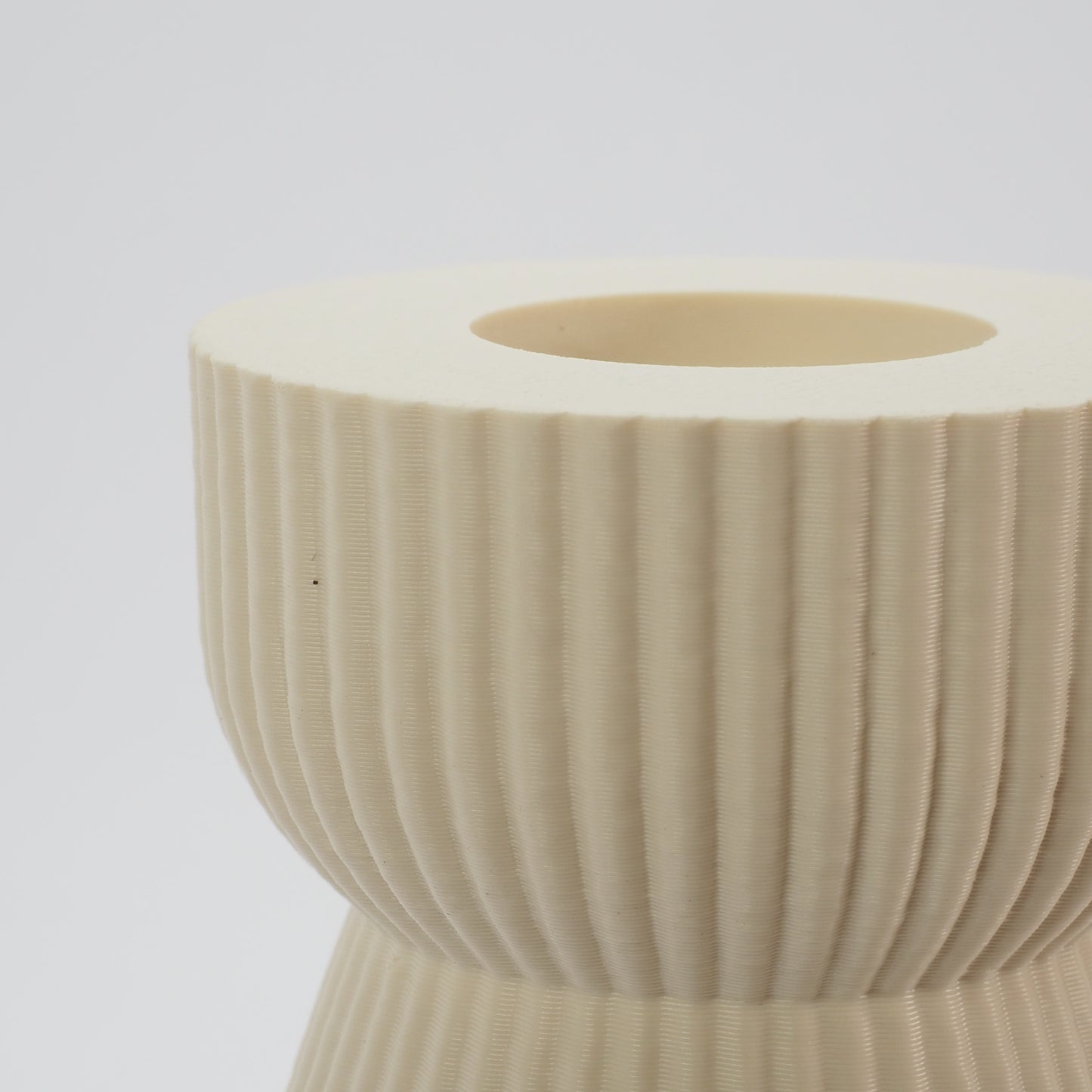 RIBB Lysestage, cream, 7,5 cm