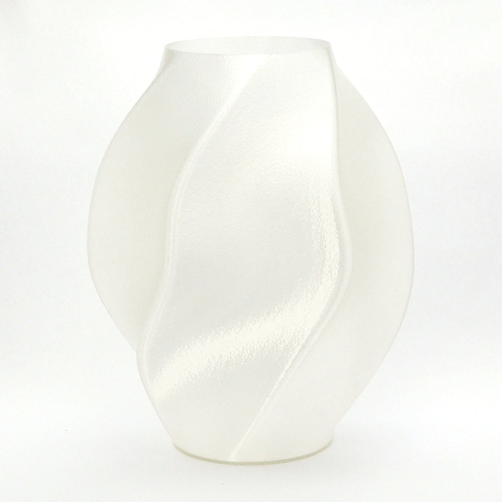 Bølge transparent vase - Dansk design produceret på bestilling