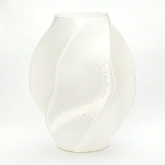 Bølge transparent vase - Dansk design produceret på bestilling