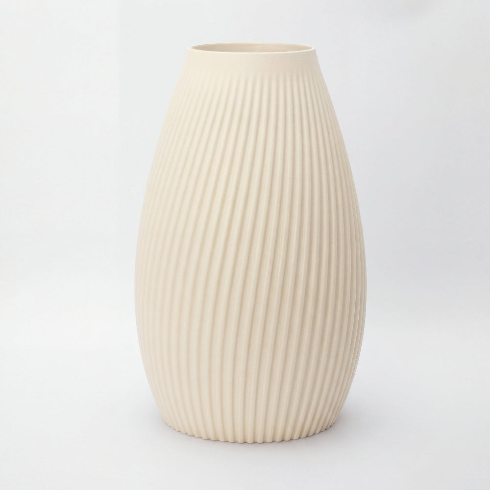 Cream minimalistisk vase –  dansk design