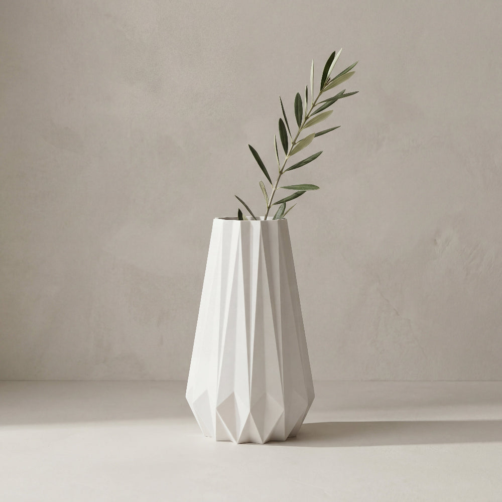 KANT hvid vase - dansk design produceret på bestilling