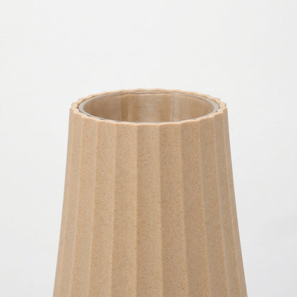Detalje af 3D print struktur på ARC vase i birk nuance