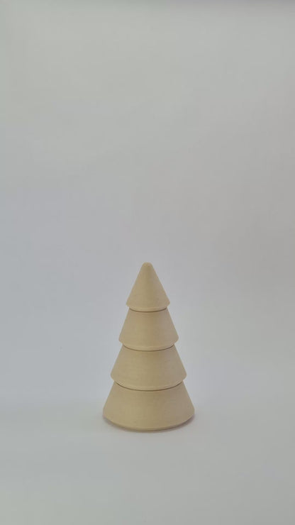 MODUL Juletræ Lysestage, grøn, H 14 cm